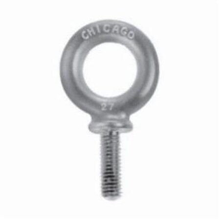 Chicago Hardware Machinery Eye Bolt 5/8"-11, 3 in Shank, 1-3/8 in ID, Stainless Steel 13230 5